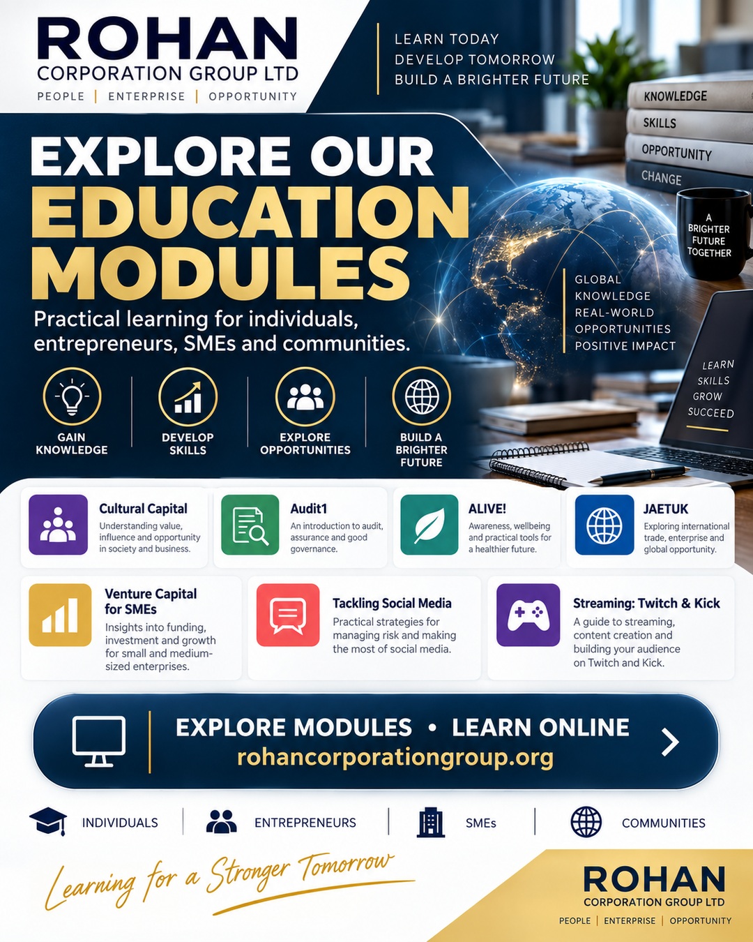 Explore RCG Education Modules — international online learning